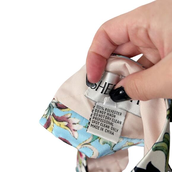 Sherri Hill Two Piece Skirt Set Printed Multicolor Sz 8 - Picture 7 of 11